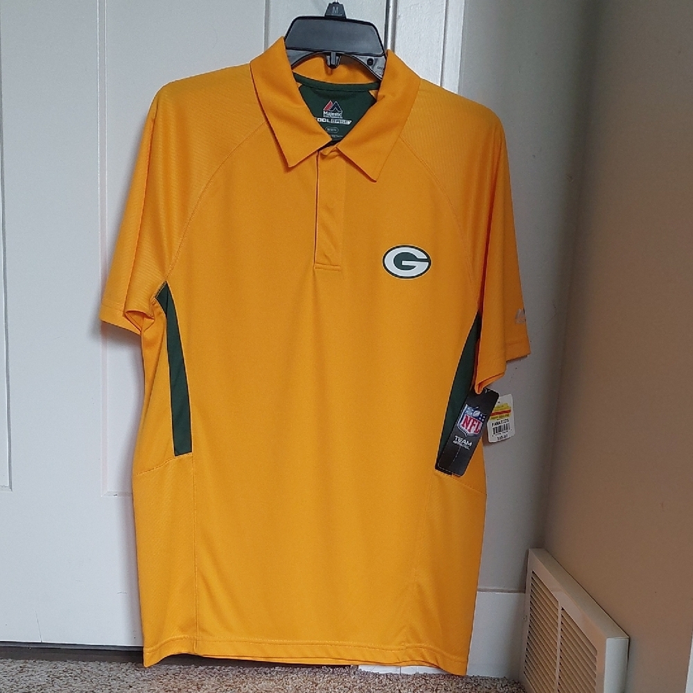 Green Bay Packers Gold Polo Shirt